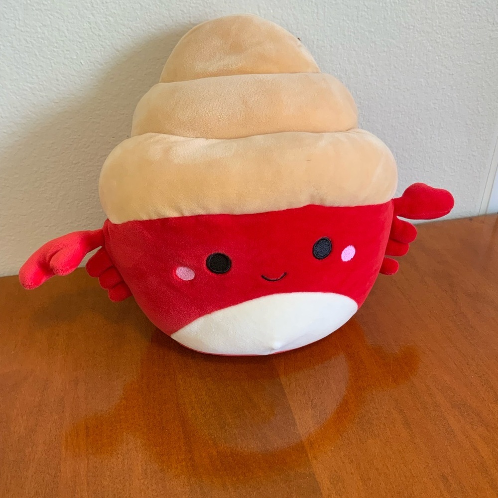 Squishmallows Indie the Hermit Crab 8"  - EUC - No Bio Tag
